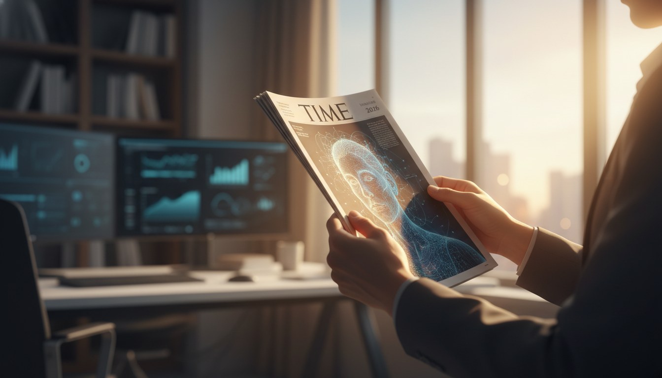 Formal announcement event with Anthropic executives at an investor and partnership summit