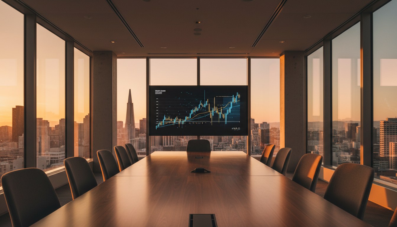 Anthropic funding announcement at a formal investor and partnership event