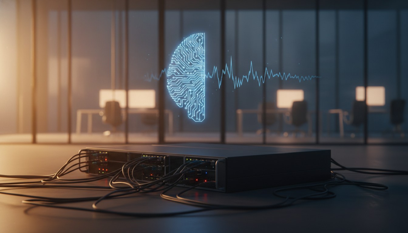 Enterprise data center infrastructure with service disruption monitoring dashboards